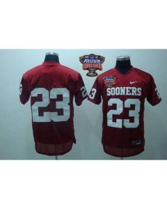 Sooners #23 Allen Patrick Red 2014 Sugar Bowl Patch Stitched NCAA Jersey