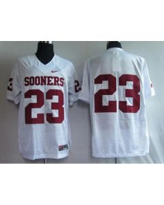 Sooners #23 Allen Patrick White Stitched NCAA Jersey