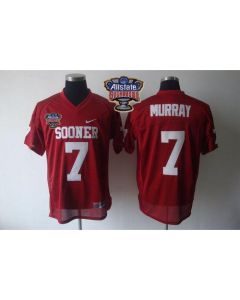 Sooners #7 DeMarco Murray Red 2014 Sugar Bowl Patch Stitched NCAA Jersey