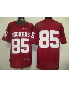 Sooners #85 Red Stitched NCAA Jersey