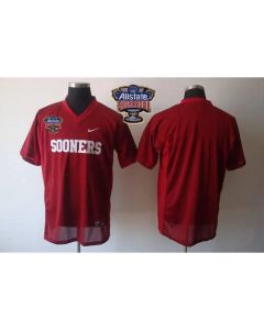 Sooners Blank Red 2014 Sugar Bowl Patch Stitched NCAA Jersey
