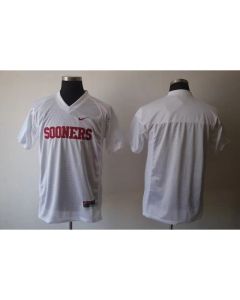 Sooners Blank White Stitched NCAA Jersey