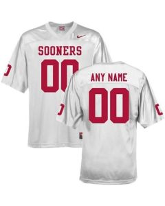 Sooners Personalized Authentic White NCAA Jersey