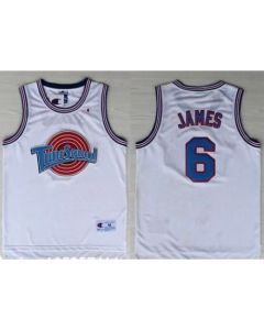 Space Jam Tune Squad #6 James White Stitched Basketball Jersey