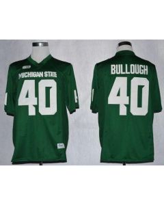 Spartans #40 Max Bullough Green Stitched NCAA Jersey