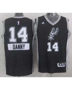 Spurs #14 Danny Green Black 2014-15 Christmas Day Stitched NBA Jersey