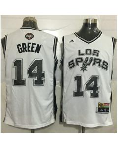 Spurs #14 Danny Green White Latin Nights Stitched NBA Jersey