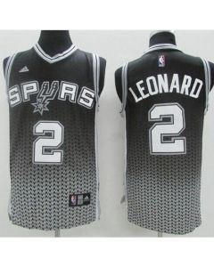 Spurs #2 Kawhi Leonard Black Resonate Fashion Stitched NBA Jersey