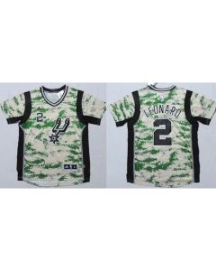 Spurs #2 Kawhi Leonard Camo Pride Stitched NBA Jersey