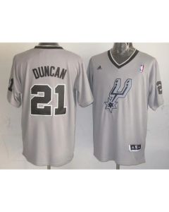 Spurs #21 Tim Duncan Grey 2013 Christmas Day Swingman Stitched NBA Jersey
