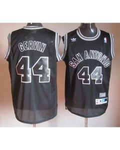 Spurs #44 George Gervin Black Shadow Throwback Stitched NBA Jersey