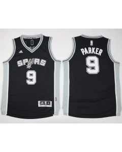 Spurs #9 Tony Parker Black Youth Stitched NBA Jersey