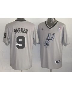 Spurs #9 Tony Parker Grey 2013 Christmas Day Swingman Stitched NBA Jersey