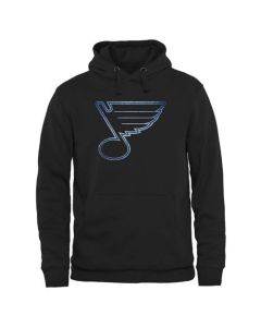 St. Louis Blues Rinkside Pond Hockey Pullover Hoodie Black