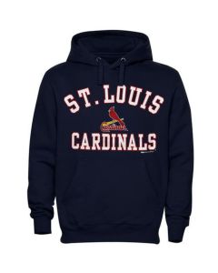 St.Louis Cardinals Fastball Fleece Pullover Navy Blue MLB Hoodie