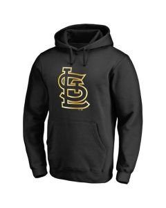 St.Louis Cardinals Gold Collection Pullover Hoodie Black