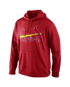 St.Louis Cardinals Men's KO Wordmark Perfomance Red MLB Hoodie