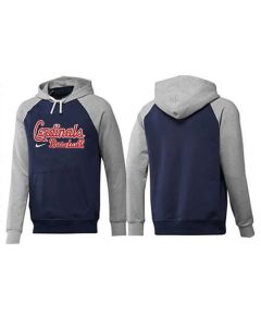 St.Louis Cardinals Pullover Hoodie Blue & Grey