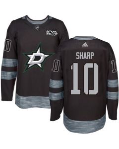 Stars #10 Patrick Sharp Black 1917-2017 100th Anniversary Stitched NHL Jersey