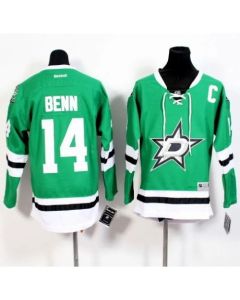 Stars #14 Jamie Benn Green Youth Stitched NHL Jersey