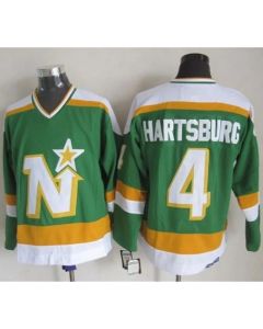 Stars #4 Craig Hartsburg Stitched Green CCM Throwback NHL Jersey