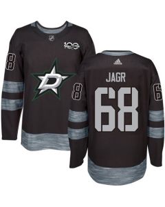 Stars #68 Jaromir Jagr Black 1917-2017 100th Anniversary Stitched NHL Jersey
