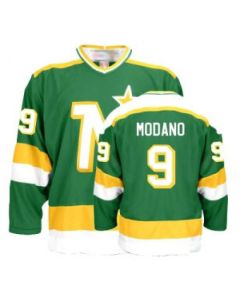 Stars #9 Mike Modano Stitched Green NHL Jersey