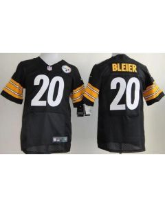 Steelers #20 Rocky Bleier Black Team Color Men's Stitched NFL Elite Jersey