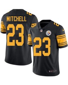 Steelers #23 Mike Mitchell Black Men's Stitched NFL Limited Rush Jersey