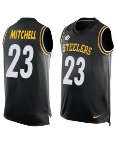 Steelers #23 Mike Mitchell Black Team Color Men's Stitched NFL Limited Tank Top Jersey