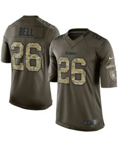 Steelers #26 Le'Veon Bell Green Men's Stitched NFL Limited Salute to Service Jersey