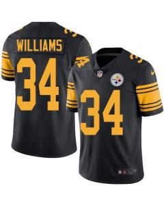 Steelers #34 DeAngelo Williams Black Men's Stitched NFL Limited Rush Jersey