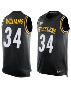 Steelers #34 DeAngelo Williams Black Team Color Men's Stitched NFL Limited Tank Top Jersey