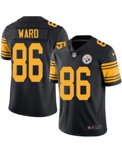 Steelers #86 Hines Ward Black Men's Stitched NFL Limited Rush Jersey