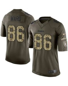 Steelers #86 Hines Ward Green Men's Stitched NFL Limited Salute to Service Jersey