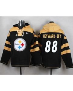 Steelers #88 Darrius Heyward-Bey Black Player Pullover NFL Hoodie