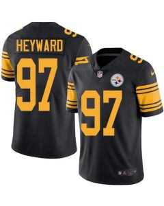 Steelers #97 Cameron Heyward Black Men's Stitched NFL Limited Rush Jersey