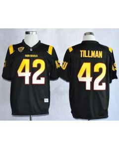 Sun Devils #42 Pat Tillman Black Stitched NCAA Jersey