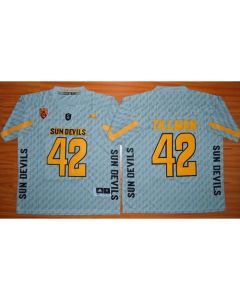 Sun Devils #42 Pat Tillman New Grey Stitched NCAA Jersey