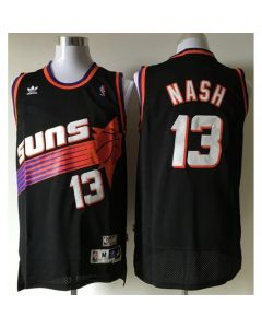 Suns #13 Steve Nash Black Throwback Stitched NBA Jersey
