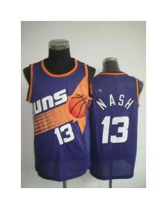 Suns #13 Steve Nash Purple Throwback Stitched NBA Jersey