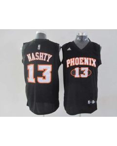 Suns #13 Steve Nash Stitched Black Nashty Fashion NBA Jersey