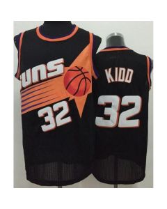 Suns #32 Jason Kidd Black Throwback Stitched NBA Jersey