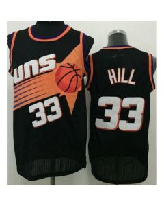Suns #33 Grant Hill Black Throwback Stitched NBA Jersey