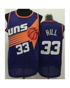 Suns #33 Grant Hill Purple Throwback Stitched NBA Jersey
