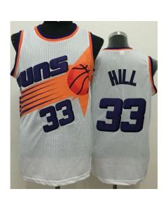 Suns #33 Grant Hill White Throwback Stitched NBA Jersey