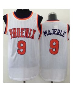 Suns #9 Dan Majerle White New Throwback Stitched NBA Jersey