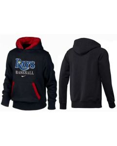 Tampa Bay Rays Pullover Hoodie Black & Red