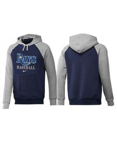 Tampa Bay Rays Pullover Hoodie Dark Blue & Grey