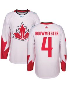 Team CA. #4 Jay Bouwmeester White 2016 World Cup Stitched NHL Jersey